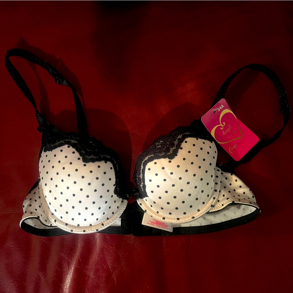 Polka dot Demi bra